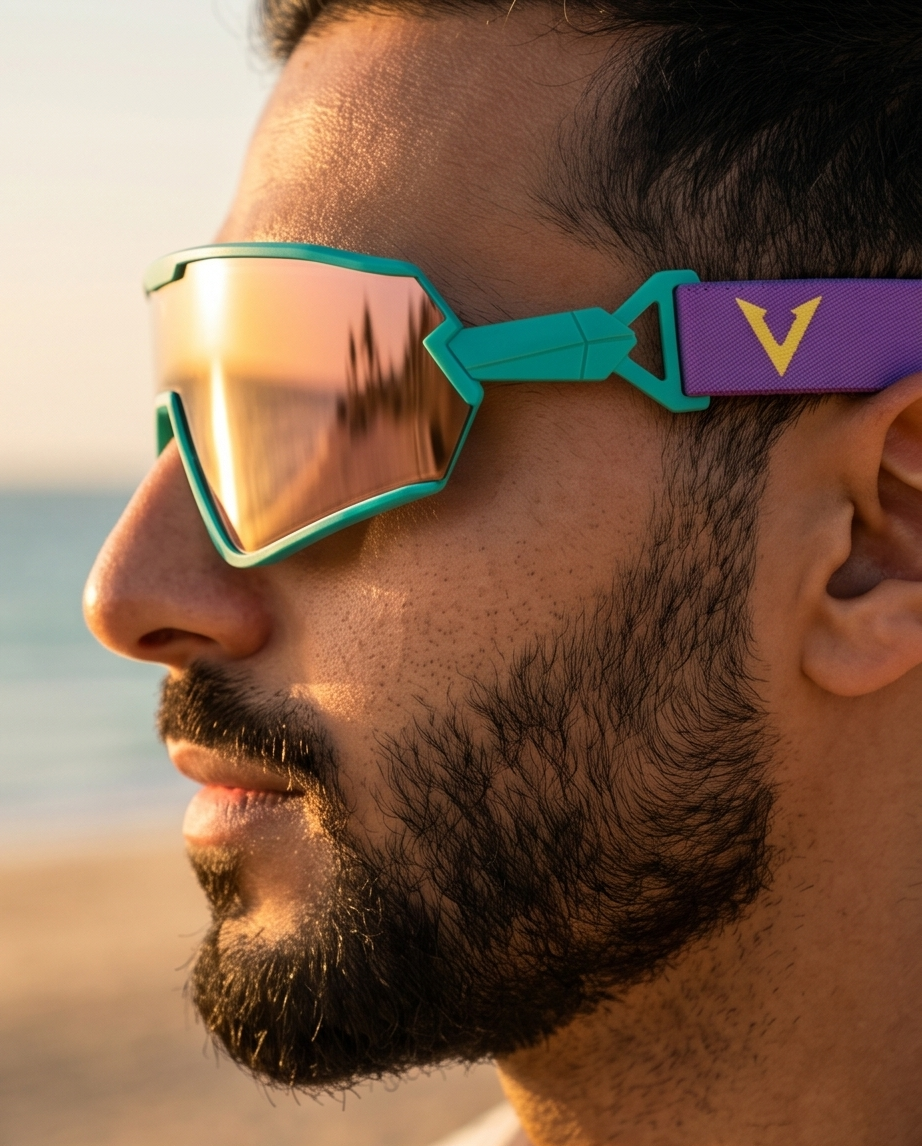 Varkomz Beach & Sand Turquoise Sunglasses