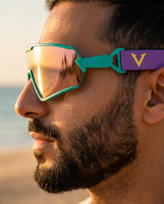 Varkomz Beach & Sand Turquoise Sunglasses