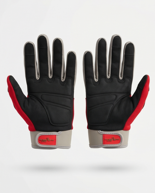 Malibu Gloves -ماليبو- Red and Olive Spring
