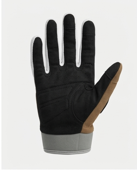 Malibu Gloves -ماليبو- White and Brown