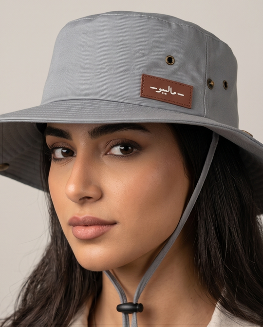 Malibu Grey Hat With Rope -ماليبو -