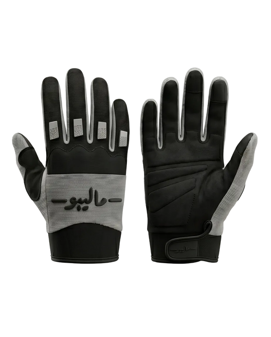 Malibu Gloves -ماليبو- Black and Grey