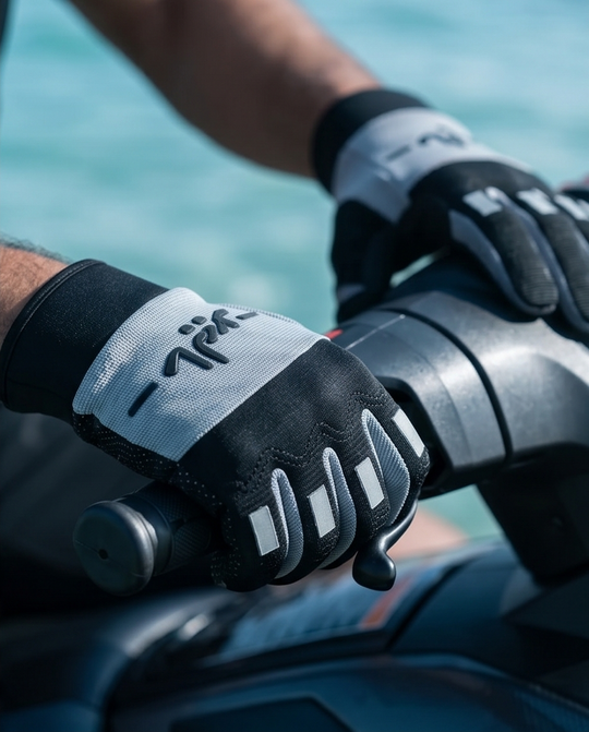 Malibu Gloves -ماليبو- Black and Grey