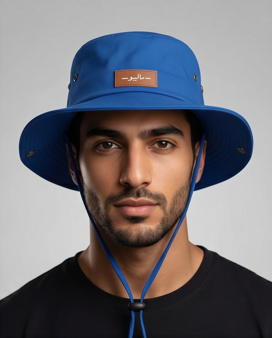Malibu Blue Hat With Rope -ماليبو -