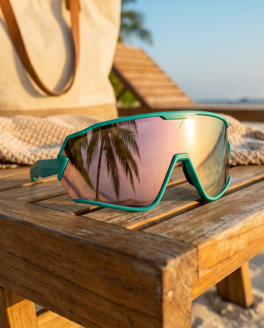 Varkomz Beach & Sand Turquoise Sunglasses