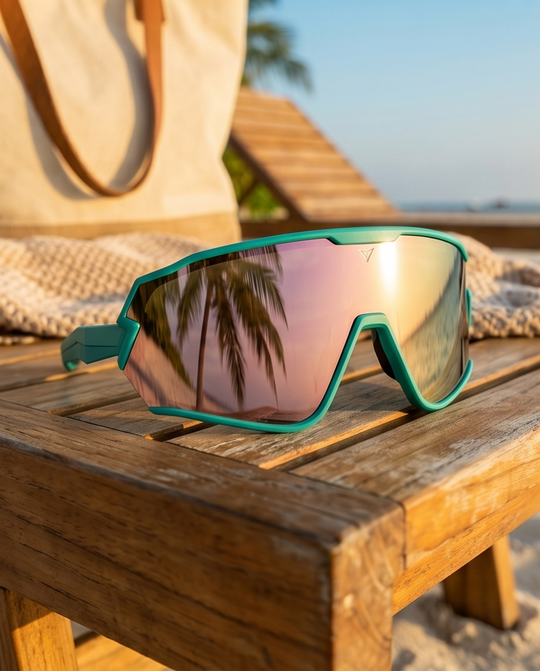 Varkomz Beach & Sand Turquoise Sunglasses