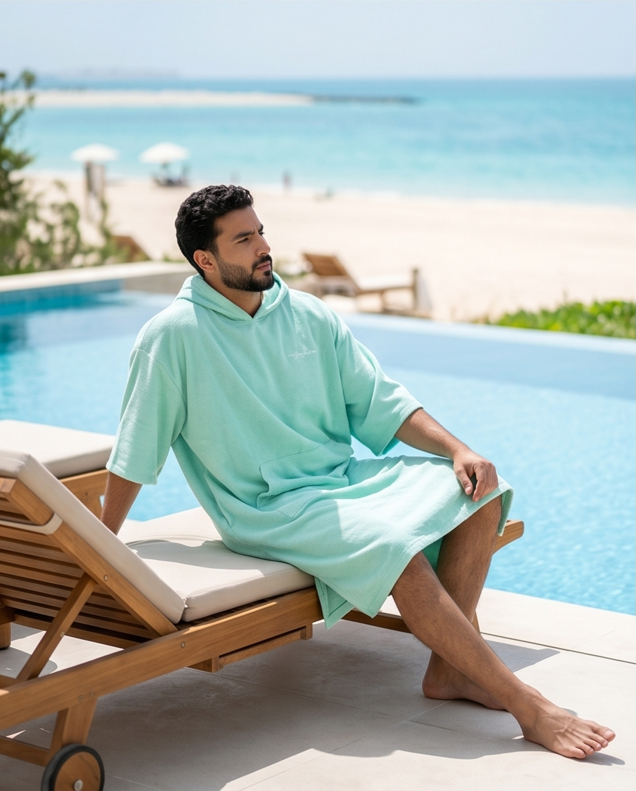 Cotton Candy Malibu Poncho Beach Towel