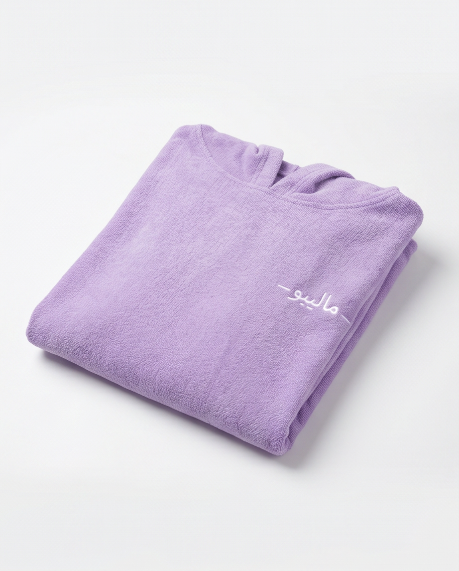 Indigo Purple Malibu Poncho Beach Towel