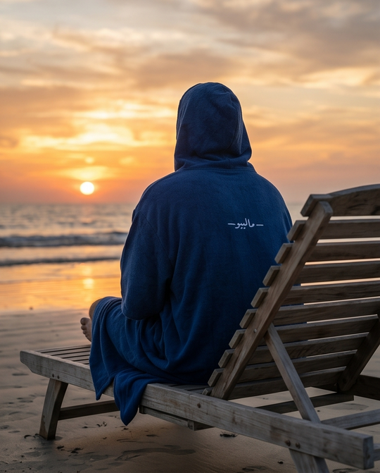 Ocean Blue Malibu Poncho Beach Towel