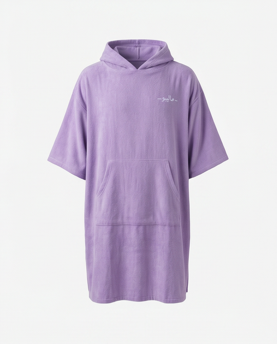 Indigo Purple Malibu Poncho Beach Towel