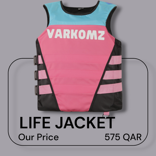 Varkomz Life Jacket Pink - Turquoise