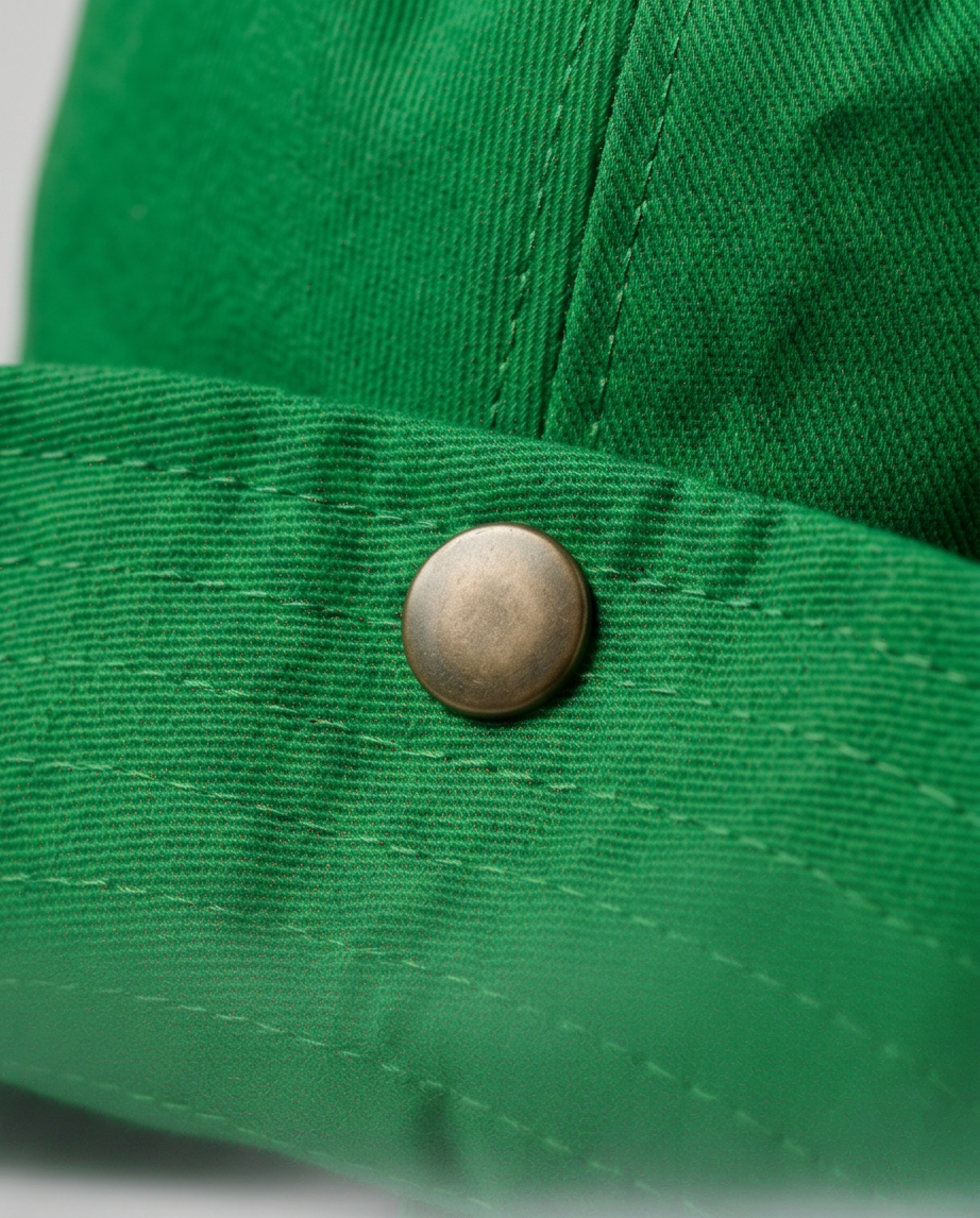 Malibu Mach Green Bucket Hat With Rope -ماليبو-
