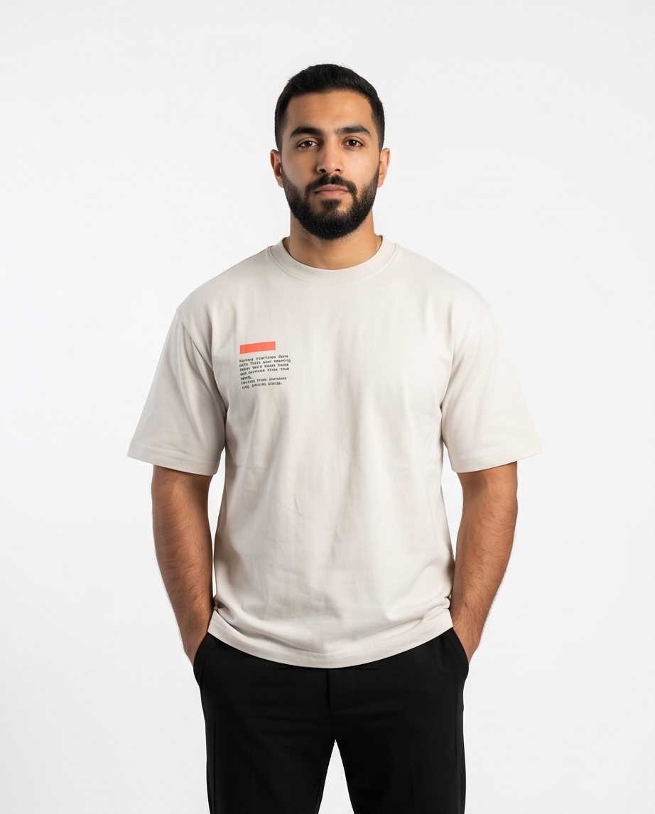 Varkomz Make Style Not Noise T-Shirt off-white