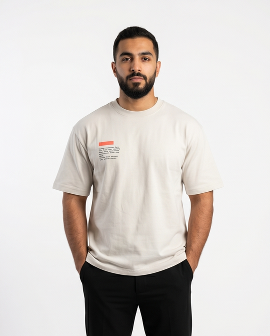Varkomz Make Style Not Noise T-Shirt off-white