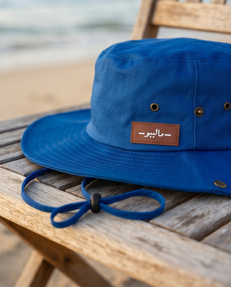 Malibu Blue Hat With Rope -ماليبو -