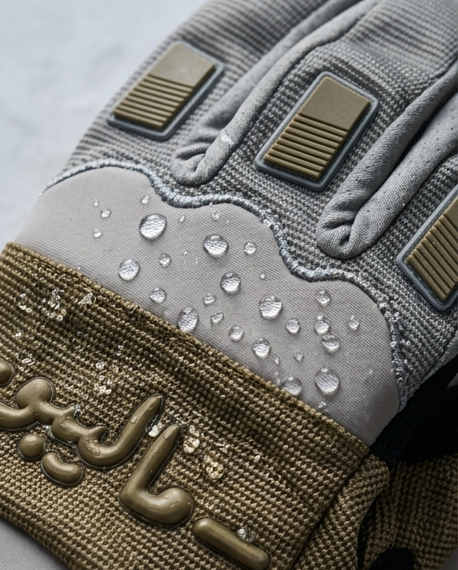 Malibu Gloves -ماليبو- Olive Green and Beige
