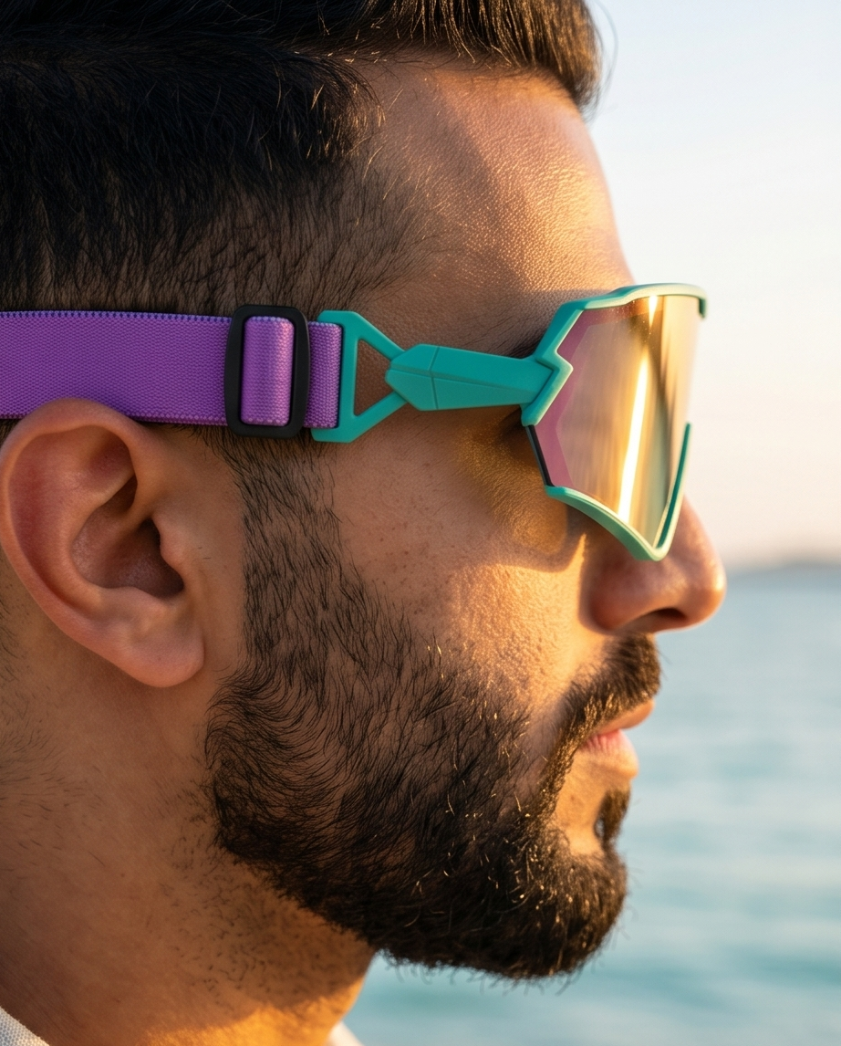 Varkomz Beach & Sand Turquoise Sunglasses