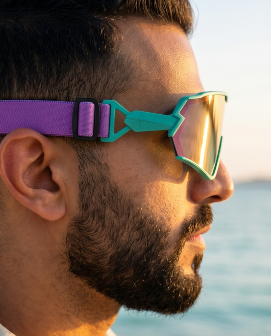 Varkomz Beach & Sand Turquoise Sunglasses