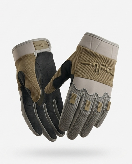 Malibu Gloves -ماليبو- Olive Green and Beige