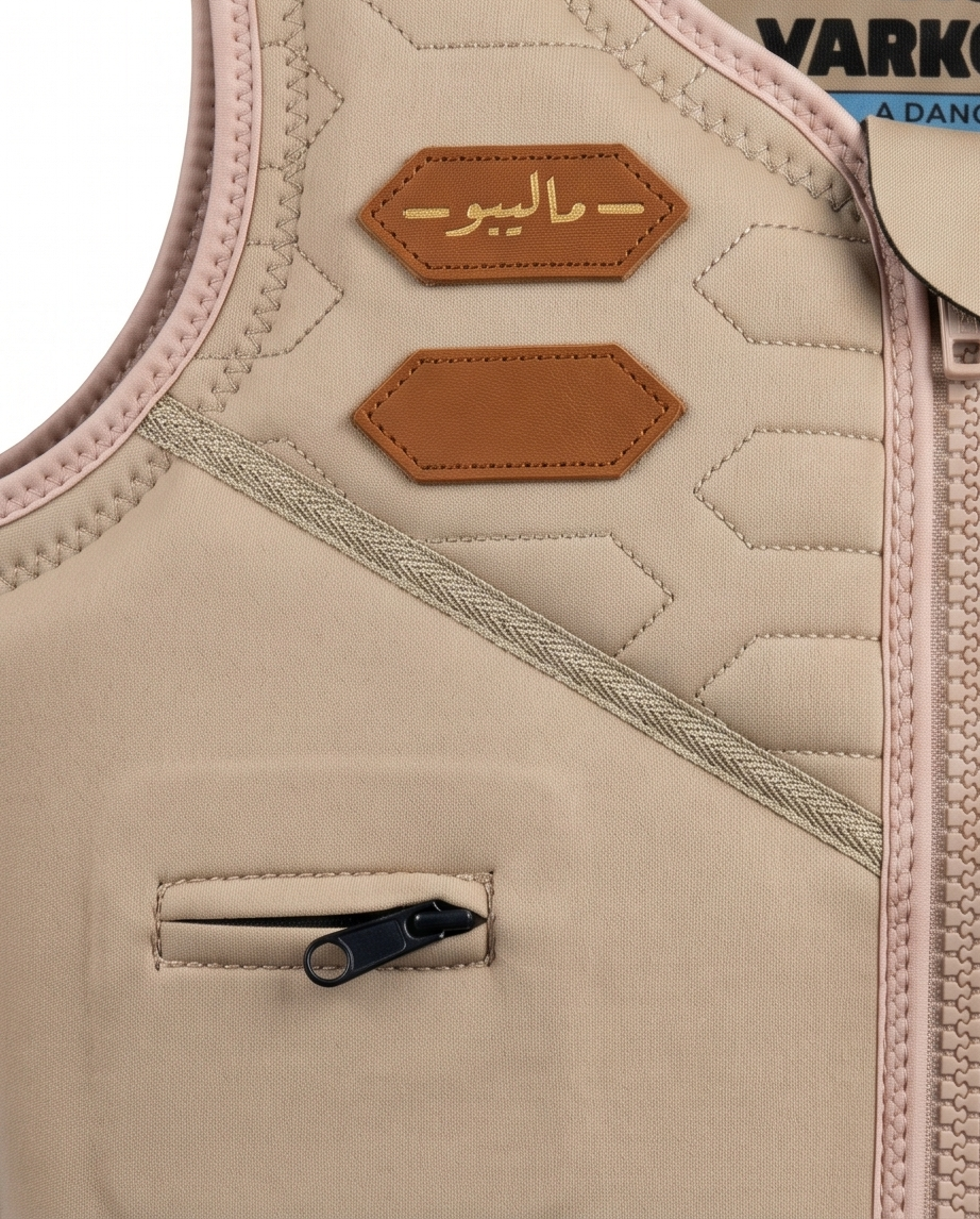 Beige Malibu Watersports Vest - ماليبو -