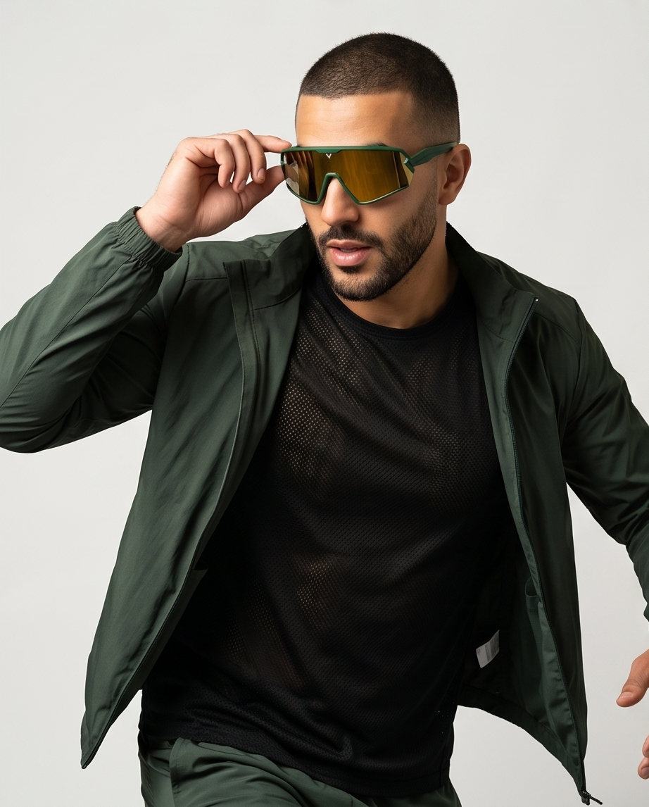 Varkomz Beach & Sand Patrol Rolex Green Sunglasses