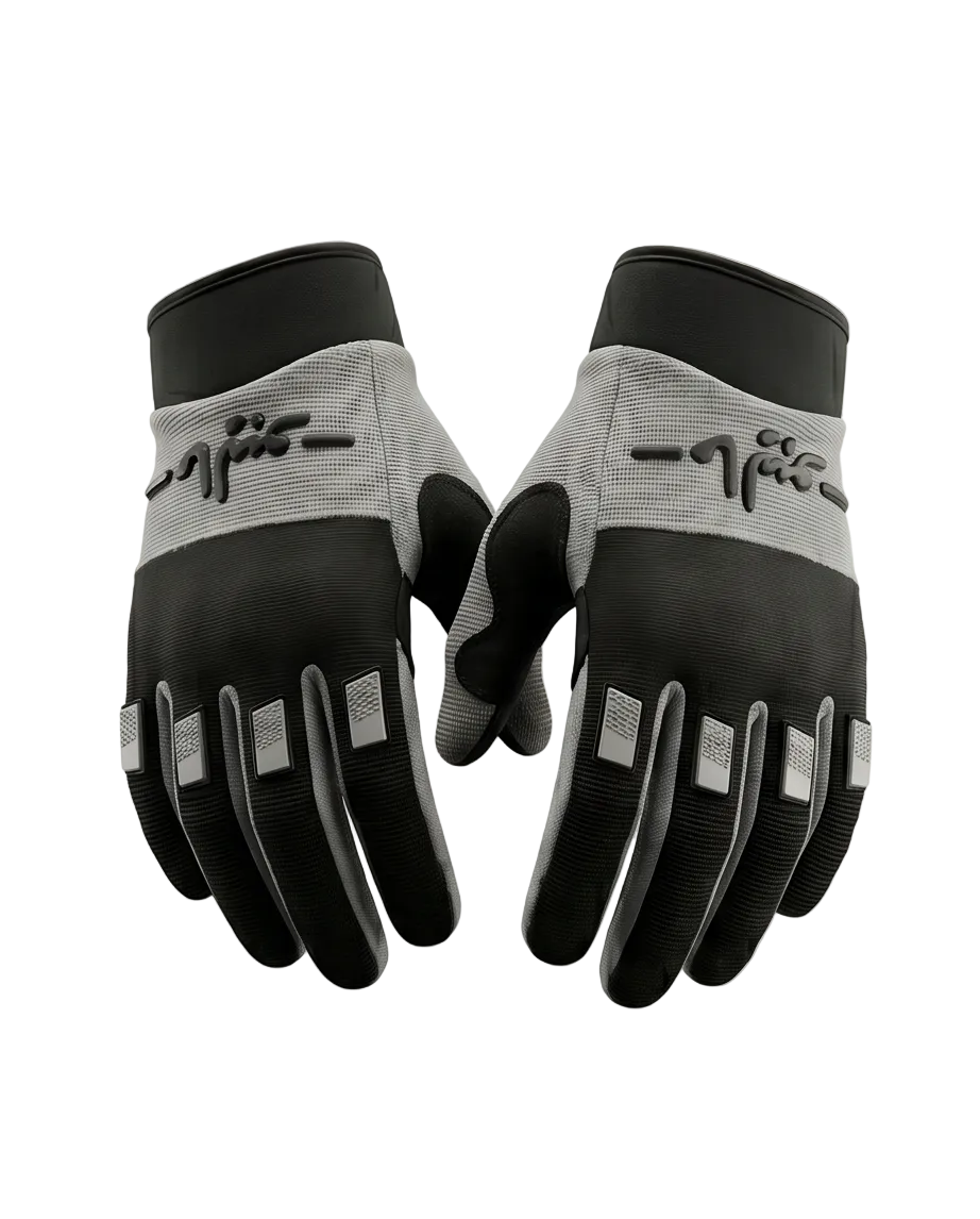 Malibu Gloves -ماليبو- Black and Grey
