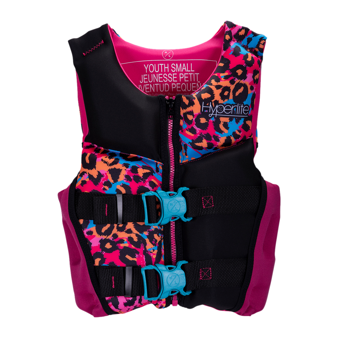 HL Girlz Youth LG Indy HRM NEO Vest-Pink