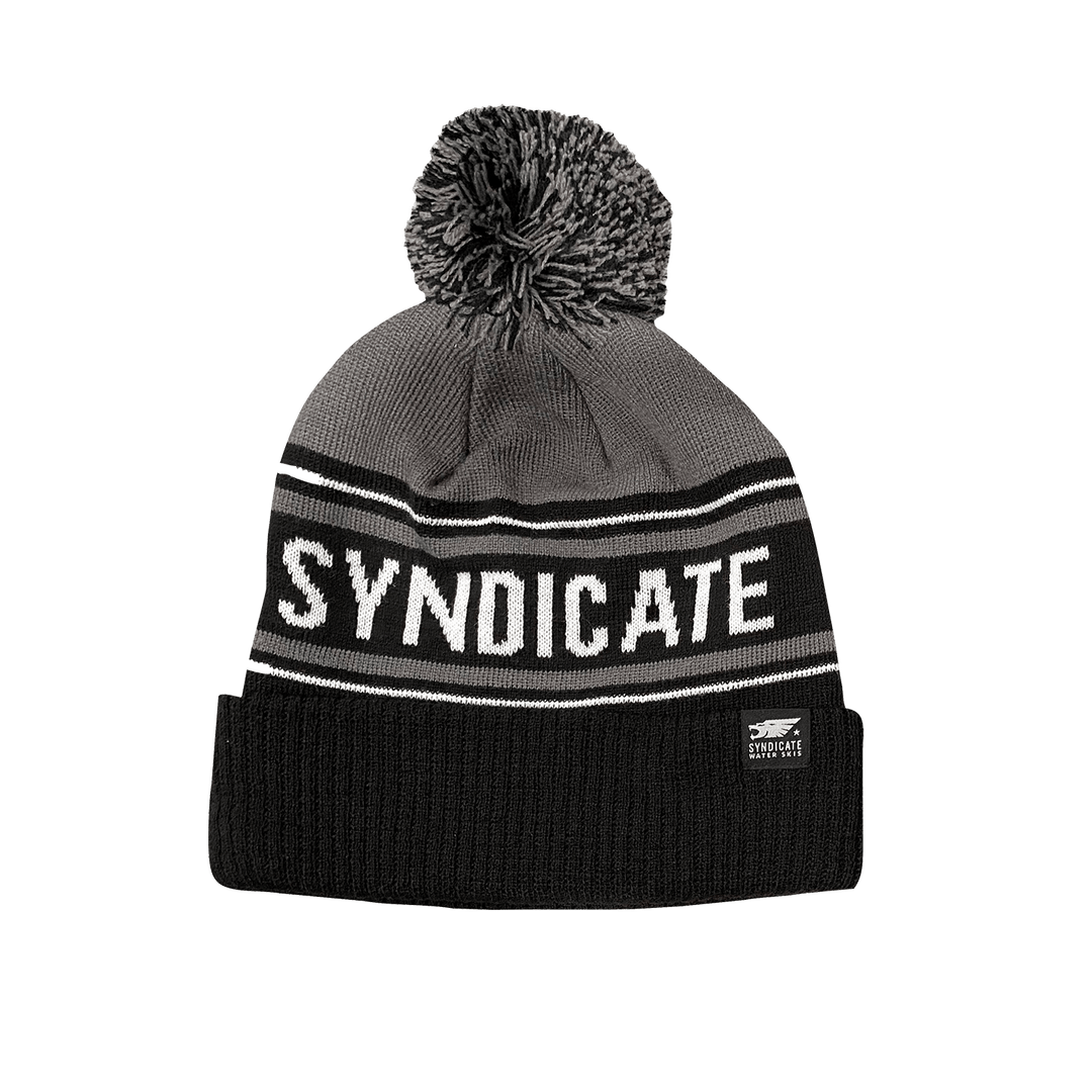 Syndicate Pom-Pom Beanie-Black 2025 HO Sports
