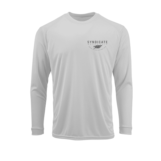 Syndicate Sun Shield LS Crew - Mist Grey M