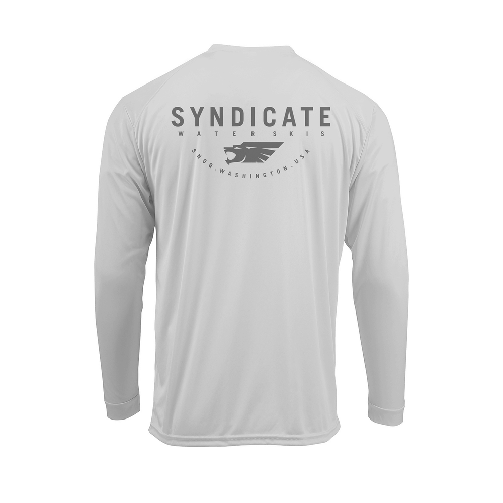 Syndicate Sun Shield LS Crew - Mist Grey L