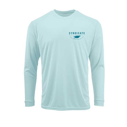 Syndicate Sun Shield LS Crew - Aqua Mint XXL 2025 HO Sports
