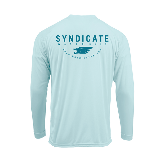 Syndicate Sun Shield LS Crew - Aqua Mint XL