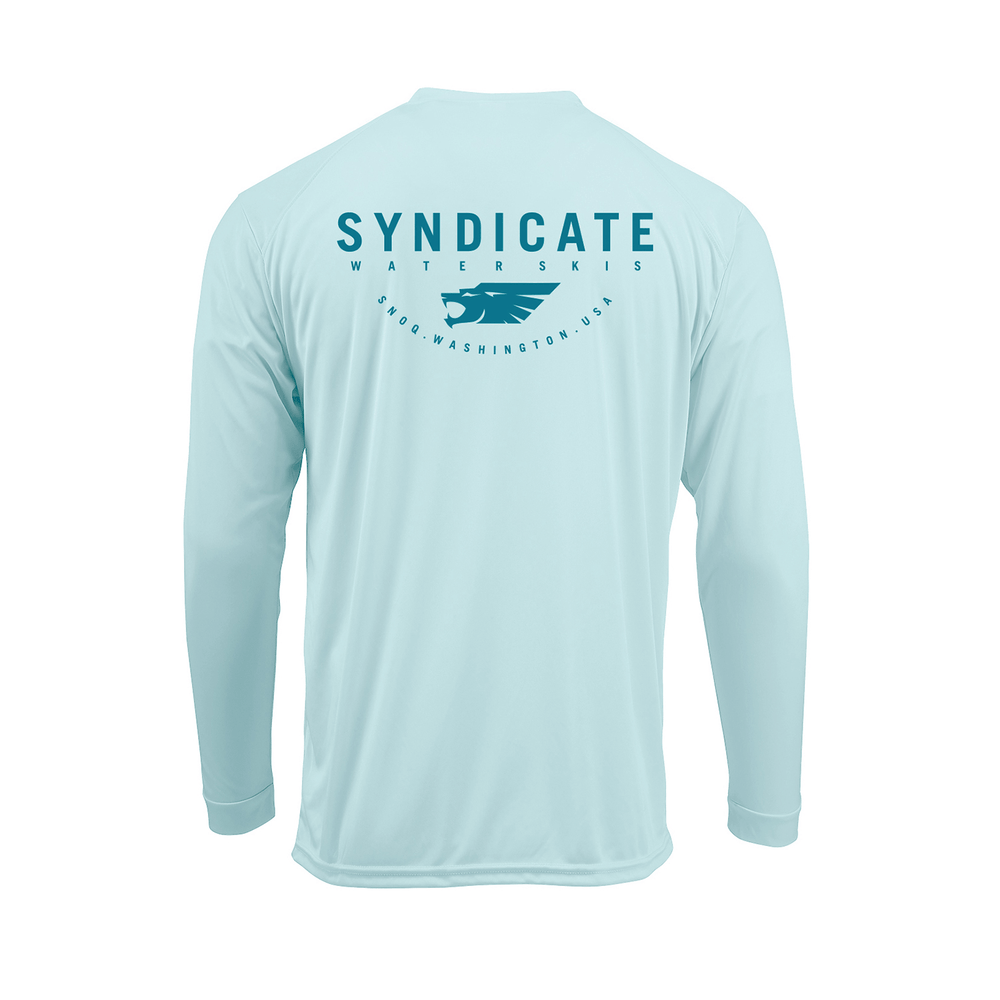 Syndicate Sun Shield LS Crew - Aqua Mint M